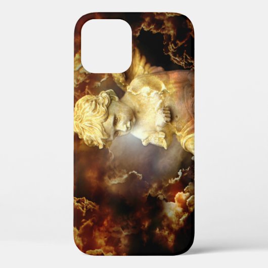 Heavenly Angel Cherub Hoesje-Mate iPhone Case (Achterkant)