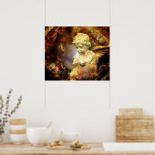 Heavenly Angel Cherub Poster (Keuken)
