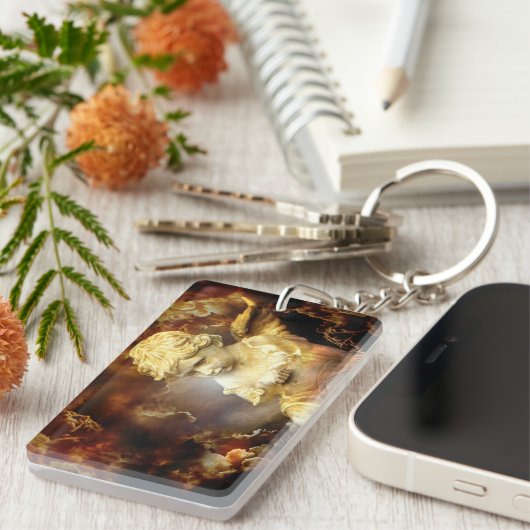 Heavenly Angel Cherub Sleutelhanger (Voorkant Rechts)