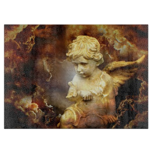 Heavenly Angel Cherub Snijplank (Voorkant)