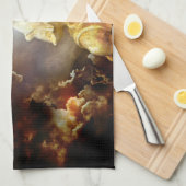 Heavenly Angel Cherub Theedoek (Quarter Fold)