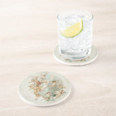 Heavenly Angel Cherubs  script Zandsteen Onderzetter (Zijkant)