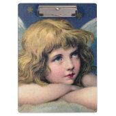 Heavenly angel daydreaming on a cloud in the sky klembord (Voorkant)