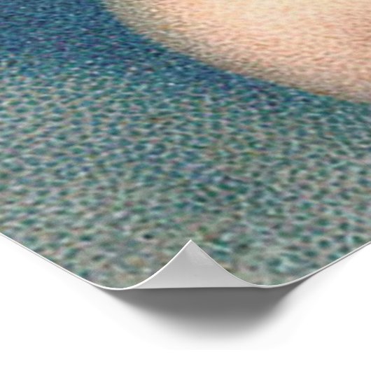 Heavenly angel daydreaming on a cloud in the sky poster (Hoek)