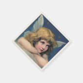 Heavenly angel daydreaming on a cloud in the sky servet (Hoek)