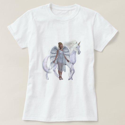 Heavenly Angel en Unicorn T-Shirt (Design voorkant)