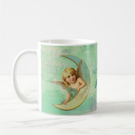 Heavenly Angel - Gepersonaliseerd groen Koffiemok