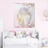 Heavenly Angel Light Floral Wandkleed