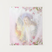 Heavenly Angel Light Floral Wandkleed (Voorkant)