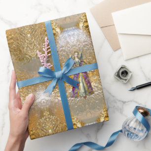 Heavenly Angel of Light Holiday Cadeaupapier