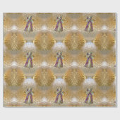 Heavenly Angel of Light Holiday Cadeaupapier (Vlak)