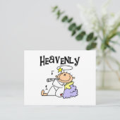 Heavenly Angel T-shirts en Gifts Briefkaart (Staand voorkant)