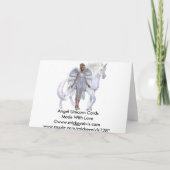 Heavenly Angel Unicorn Scene Kaart (Achterkant)