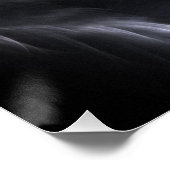 Heavenly Angel Wing Cross Fractal Art Compositie Perfect Poster (Hoek)