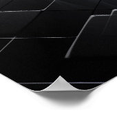 Heavenly Angel Wing Cross Fractal Art Jagged Path Poster (Hoek)