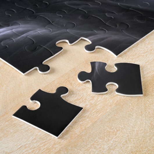 Heavenly Angel Wing Cross Fractal Art Puzzle Legpuzzel (Zijkant)