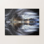 Heavenly Angel Wing Cross Fractal Art Puzzle Legpuzzel (Horizontaal)