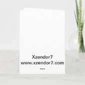 Heavenly Angel Wing Cross Fractal Wenskaart Kaart (Achterkant)