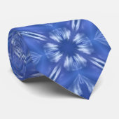 Heavenly Angelic Clouds Photo Geometric Pattern Stropdas (Opgerold)