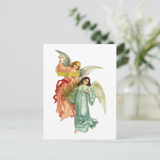 Heavenly Angels Briefkaart (Staand voorkant)