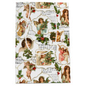 Heavenly  Angels, Holly & Music Collage Medium Cadeauzakje (Voorkant)