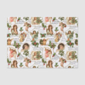 Heavenly  Angels, Holly & Music Collage Tissuepapier (Voorkant)