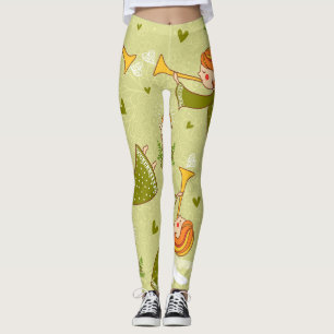 Heavenly Angels: kinderachtig patroon Leggings
