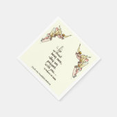 Heavenly Angels met Gezegde van Comfort Sketch Servet (Hoek)