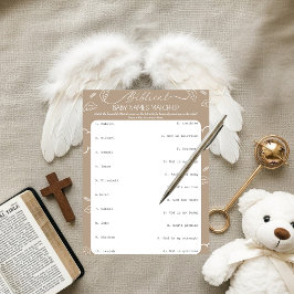 Heavenly Beige Biblical Baby Names Match-Up   Kaart