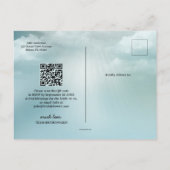 Heavenly Blessings Angel Bridal Shower Briefkaart (Achterkant)