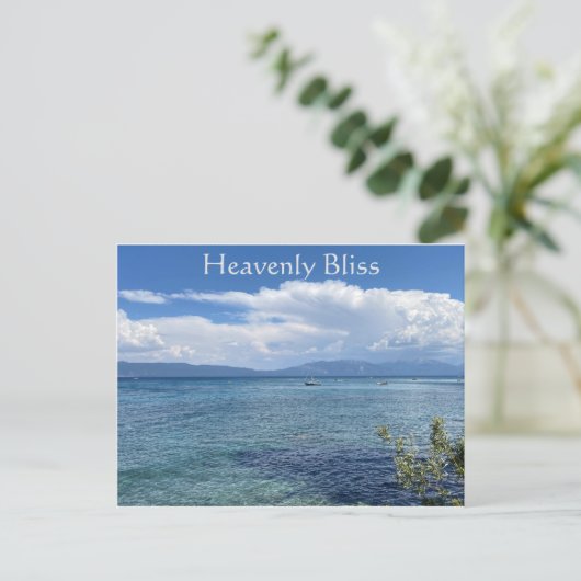 Heavenly Bliss Briefkaart (Staand voorkant)