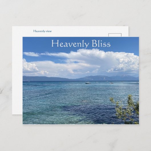 Heavenly Bliss Briefkaart (Voorkant / Achterkant)