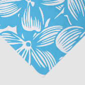 Heavenly Blue Botanical Hydrangea Flower Blossom Tissuepapier (Detail)