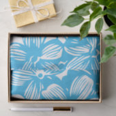 Heavenly Blue Botanical Hydrangea Flower Blossom Tissuepapier (Geschenk)