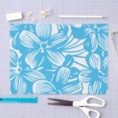 Heavenly Blue Botanical Hydrangea Flower Blossom Tissuepapier (Craft)