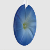 Heavenly Blue Morning Glory Close-up Ornament (voorkant)