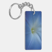 Heavenly Blue Morning Glory Flower Sleutelhanger (Voorkant Links)
