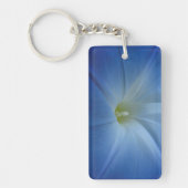 Heavenly Blue Morning Glory Flower Sleutelhanger (Voorkant)