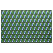 Heavenly Blue Morning Glory Stof (Yard (91,4 cm))