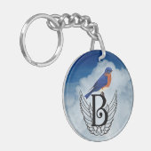Heavenly BlueBirds Sleutelhanger (Voorkant Links)