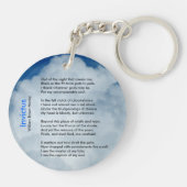 Heavenly BlueBirds Sleutelhanger (Achterkant)
