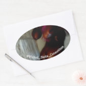 Heavenly Bunz Ovale Sticker (Envelop)