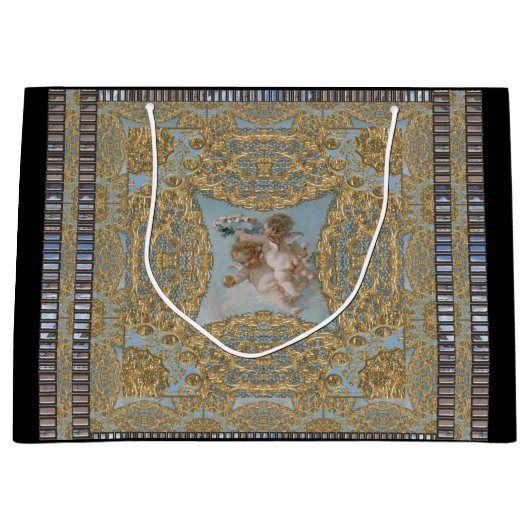 Heavenly Cherubs kerstfeestdag  Groot Cadeauzakje (Voorkant)