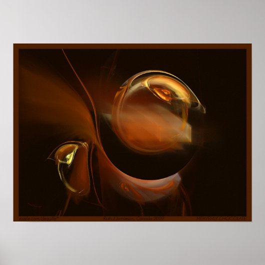 HEAVENLY CHOCOLATE POSTER (Voorkant)