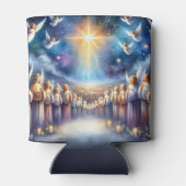 Heavenly Choir Under Star of Bethlehem Blikjeskoeler (Achterkant)