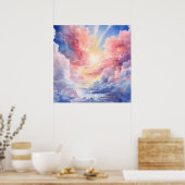 Heavenly Clouds Poster (Keuken)