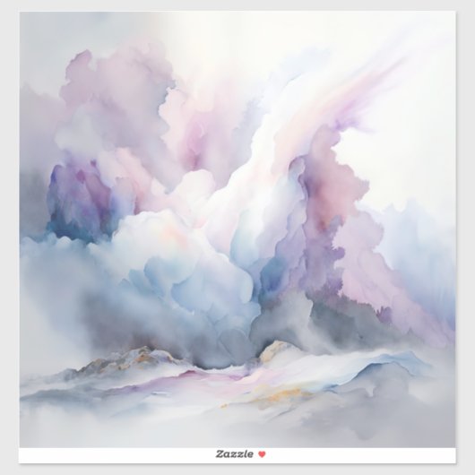 Heavenly Clouds Vinyl Sticker (Vel)