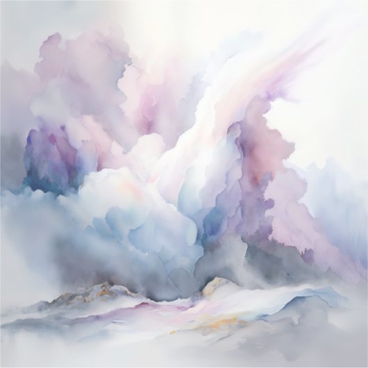 Heavenly Clouds Vinyl Sticker (Voorkant)