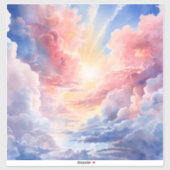 Heavenly Clouds Vinyl Sticker (Vel)