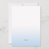 Heavenly Communion Foto Uitnodiging (Achterkant)